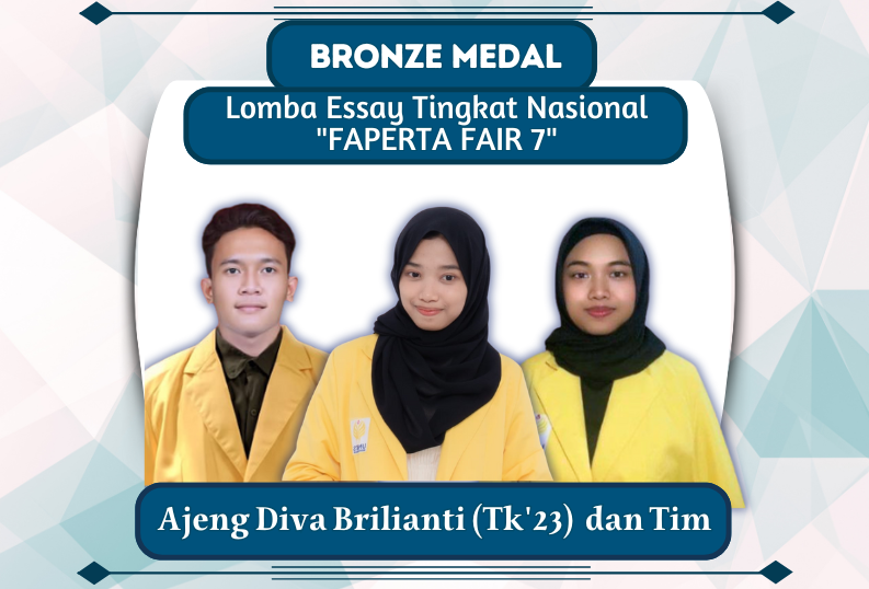Bronze Medal Lomba Essay Tingkat Nasional FAPERTA FAIR 7
