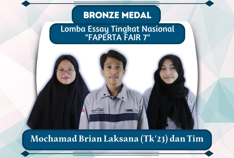 Bronze Medal Lomba Essay Tingkat Nasional FAPERTA FAIR 7